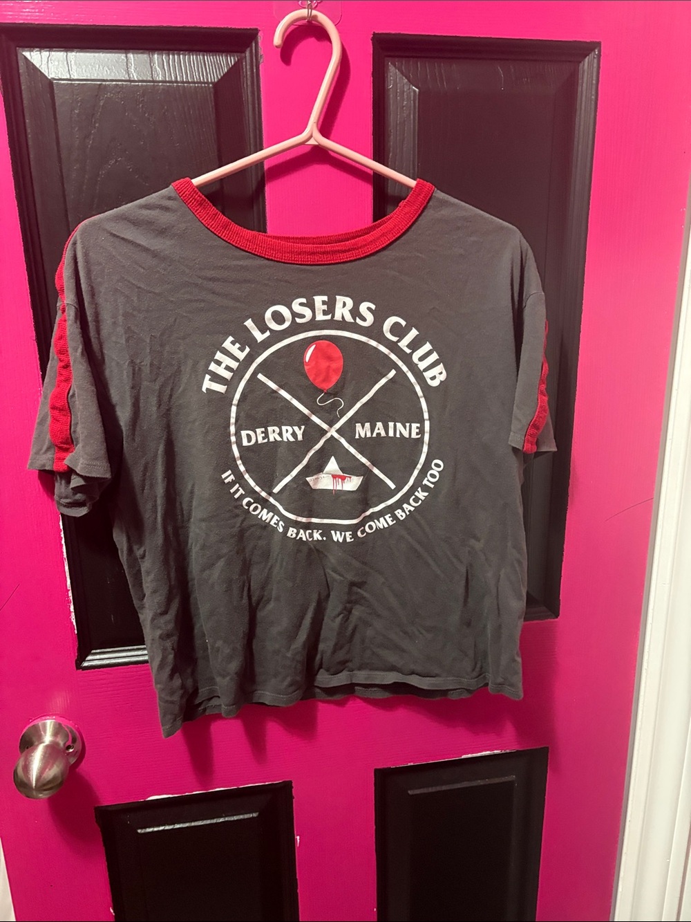 The Losers Club Derry Maine Kids Graphic Tee - Black & Red